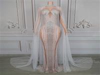 Новички Y4990 Оптовая Продажа Модной Одежды Роскошного Хрустального Платья Vestidos De Gala До Пола Аппликация Белое Свадебное Платье Свадебные Платья